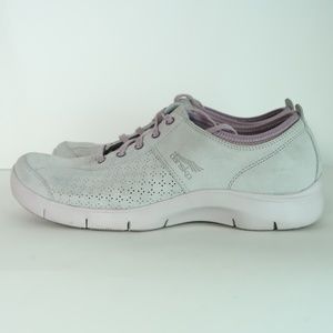 Dansko Womens Walking Comfort Sneakers Grey Purple